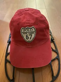 Polo Ralph Lauren 赤 キャップ アメリカ製
