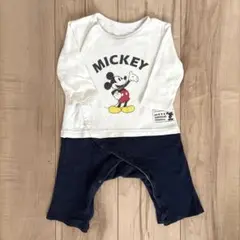 ミッキー ディズニー ロンパース 70