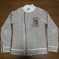 ヒステリックグラマー ジップアップ ジャケット グレー系 千鳥格子