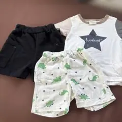 子ども服　サイズ80 セット売り　Tシャツ　ズボン　3点セット