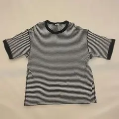 【GU】men's ボーダートップス