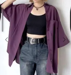 PAGEBOY スムースタッチルーズシャツ
