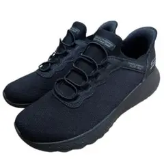 Skechers Bobs Squad Chaos 24cm 黒 スリップインズ