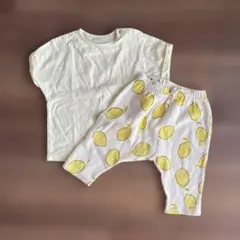 ZARA レモン柄ボトムスとトップスセット 12-18ヶ月