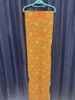 着物 はぎれ 小紋 オレンジ