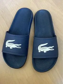 LACOSTE ラコステ　シャワーサンダル　美品　立体ロゴ　サイズ26.5位