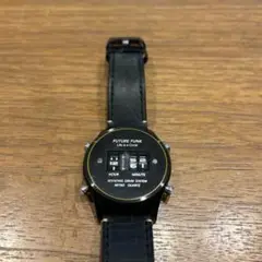 (最終値下げ) フューチャーファンク　ドラム式レトロクォーツ 腕時計 FUTURE FUNKにLEDウォッチが新登場 8/26より公式オンライン