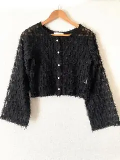 Amista カーディガン ブラック しまむら Mサイズ
