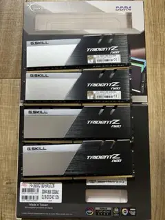Trident Z Neo DDR4 32GB x4 128GB 3600