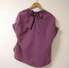 TINES リボン付きブラウス Mサイズ ピンク？ 早い方優先 9号 夏服