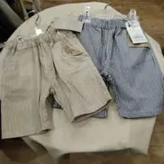 dilash ストライプハーフパンツ