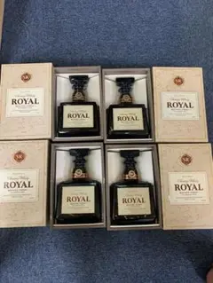 サントリー ブレンデッドローヤルSRラベル 700ml 4セット 箱付き