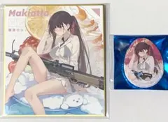 ドールズフロントライン2 あにしゅが ミニ色紙 マキアート 缶バッジ ２点セット