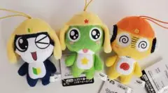 【3種セット】ケロロ軍曹　ぬいぐるみ　ケロロ　タママ　クルル