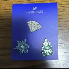 SWAROVSKI スワロフスキー ホリデーシーズン ピンバッチ