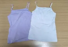 UNIQLO エアリズム キッズ ブラトップ キャミソール 2枚セット140cm