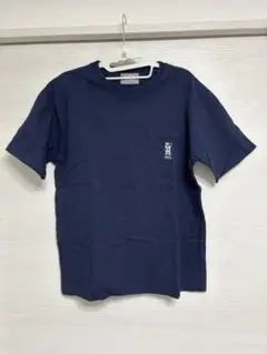 ネイビー 半袖Tシャツ 胸ポケット付き