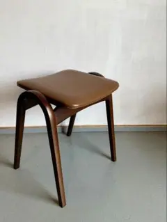 秋田木工 スタッキングスツール ブラウン