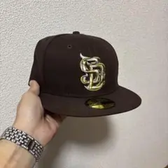 New Era 59FIFTY ブラウンキャップ サイズ7