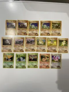 ポケモンカード　タケシの　旧裏　16枚セット