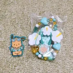 サンリオキャラクター　トコナツ　バケーション　ポチャッコ　シークレットストラップ