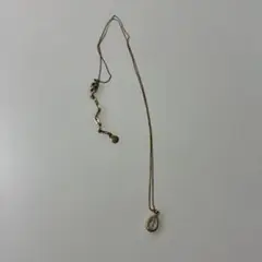 組曲　ゴールド 涙型ペンダント ネックレス