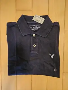新品　American Eagle ブラック ポロシャツ
