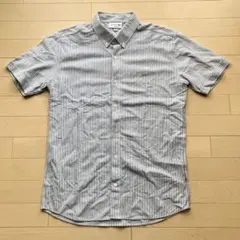 LACOSTE スリムフィット 半袖シャツ US L 鹿の子生地　J4
