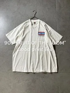 90s USA製 FRUIT NCTSA 企業ロゴTシャツ シングルステッチ