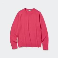 UNIQLO セーター　ニット　赤　ピンク