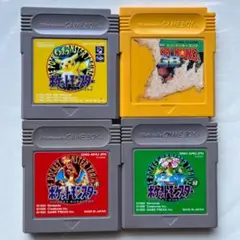 【ジャンク品】ゲームボーイソフト4本セット　ポケットモンスター　ドンキーコング