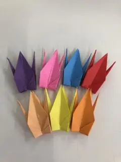 カラフル折り鶴500羽セット