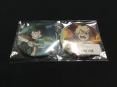 緑谷出久＆爆豪勝己 クリアファイル＆缶バッジ2個セット 僕のヒーローアカデミア