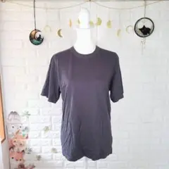 【ユニクロU】半袖Tシャツ クルーネック 綿100無地 メンズ【M】スミクロ春夏