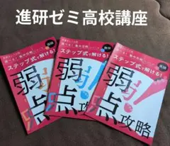 進研ゼミ 高校講座 弱点攻略　3冊セット　国語　数学　英語