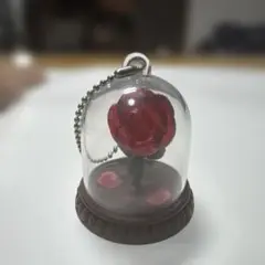 【美品】ディズニープリンセス　美女と野獣　バラキーホルダー