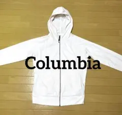 Columbia フリースパーカー白