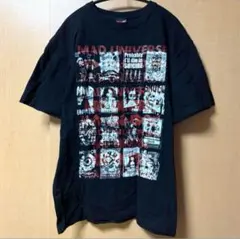 美品✨MAD UNIVERSE ホラー プリント Tシャツ ブラック XL