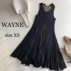 WAYNE レース ワンピース カットソー ドレス ノースリーブ