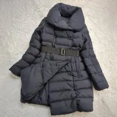 極美品 TATRAS AGOGNA 03 ブラック ダウンコート ベルト付