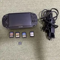 SONY PS Vita 本体 充電器・ゲームカード付き