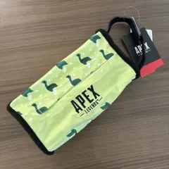 APEX ティッシュケース ティッシュボックス 紐付き ライトグリーン ②
