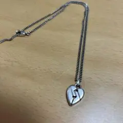 【 GUCCI 】シルバー ハート ネックレス