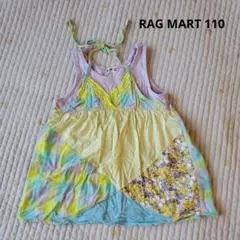【美品】 110 ラグマート　ワンピース　タンクトップ　キャミ