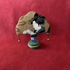 投扇興 蝶 (的) 浮世絵扇子