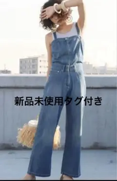 ungrid レースアップ　サロペット