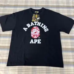 A BATHING APE ボックス猿ロゴTシャツ ブラック Sサイズ未使用