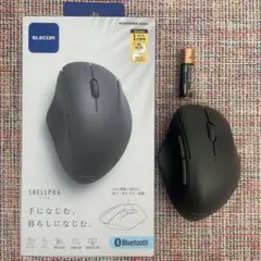 【極美品】 エレコムBluetoothワイヤレスマウス　SHELLPHA黒 静音
