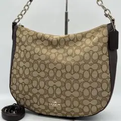 ✨美品✨COACH コーチ シグネチャー ショルダーバッグ ハンドバッグ