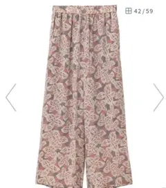 【新品】タグ付き　アメリカンホリック　ボーホー柄プリントワイドパンツ